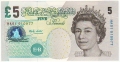 Bank Of England 5 Pound Notes From 1980 5 Pounds, from 2002